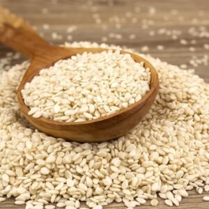 white sesame seeds (plain)
